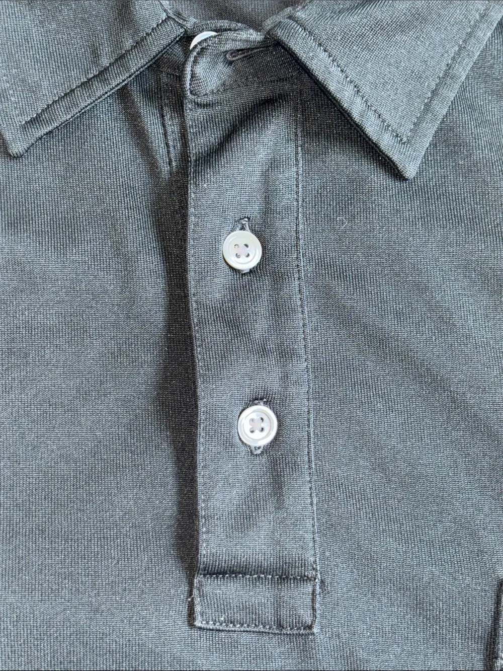 Banana Republic Vintage Large Men's Black Polo Shirt with Chest Pocket